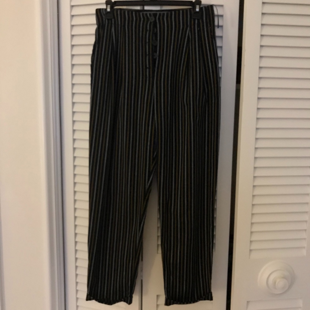 High Waisted Striped Pants